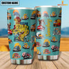 Joy corners Custom Name And State Trucker Tumbler