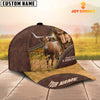 Joycorners Texas Longhorn Farm & Jesus Customized Name Cap