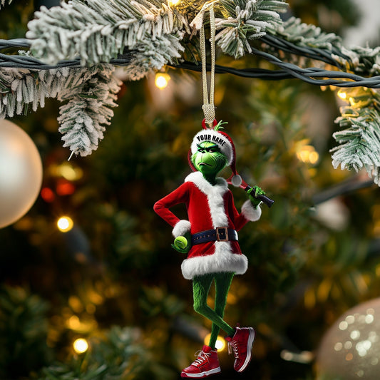 Joycorners Slay ELF Home Decor Christmas Ornament, Personalized Ornament 2D Flat LM2211