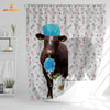 Joycorners Shorthorn Flower 3D Shower Curtain