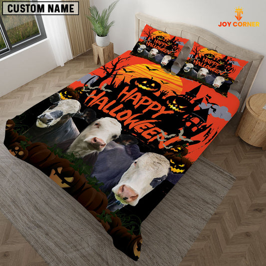 Joy Corners Black Baldy Happiness Happy Halloween Bedding Set