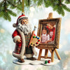 Joycorners Custom Name and Photo Santa Ornament, Christmas Gift for Family 2D Flat LM2111