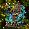 Joycorners Custom Name Mexico Love Ornament, Christmas Gift for Mexican 2D Flat LM2111