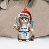 Joycorners Groomer Cat Home Decor Christmas Ornament, Personalized Ornament 2D Flat LM2211