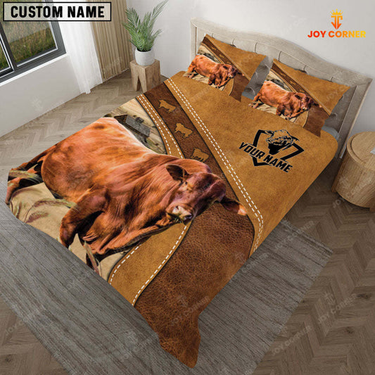 Joycorners Custom Name Santa Gertrudis Bedding set