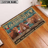 Joycorners Red Angus Hope You Bought Alcohol Custom Name Doormat