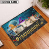 Joycorners Charolais Cute Halloween Custom Name Doormat