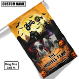 Joycorners Farm Speckle Park Halloween Custom Name 3D Flag