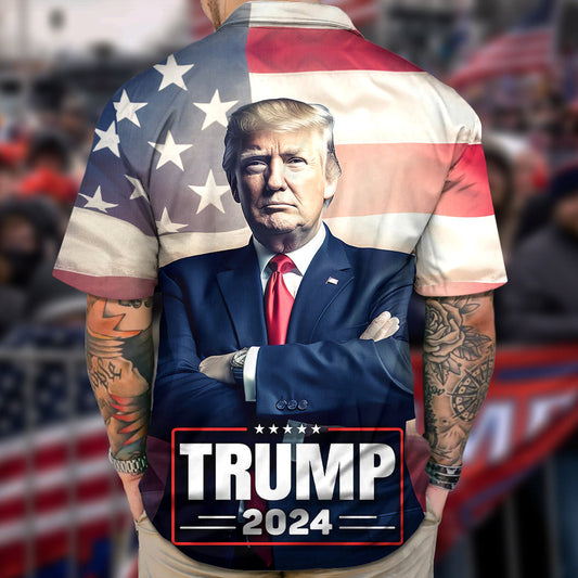 Joycorner Donald Trump 2024 Hawaiian Shirt