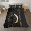 Joycorners Belted Galloway Never Walk Alone Custom Name Bedding Set