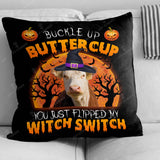 Joycorners Happy Halloween Hereford Buckle Up Butter Cup Pillow Case