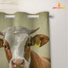 Joycorners Simmental Hello Sweet Cheeks 3D Shower Curtain