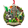 Joycorners Custom Name Ireland Ornament, Christmas Gift for Ireland Lover5 2D Flat LM2111
