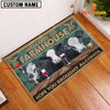 Joycorners Black Baldy Hope You Bought Alcohol Custom Name Doormat