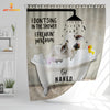 Joy Corners Brahman Cattle I Don't Sing In The Shower 3D Shower Curtain