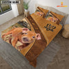 Joycorners Custom Name Duroc Pig Bedding set