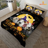 JoyCorners Happiness Brahman Cattle Halloween Pattern Personalized Name 3D Bedding Set
