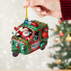 Joycorners Police Santa Home Decor Christmas Ornament, Personalized Ornament 2D Flat LM2211