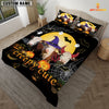 JoyCorners Happiness Hereford Cattle Halloween Pattern Personalized Name 3D Bedding Set