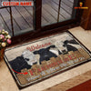 Joycorners Belted Galloway Welcome Custom Name Doormat