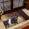 Joycorners Belted Galloway Live Like Someone Left The Gate Open Doormat