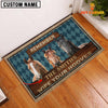 Joycorners Horse Wipe Your Hooves Custom Name Doormat