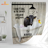 Joy Corners Dexter I Don't Sing In The Shower 3D Shower Curtain