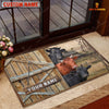 Joycorners Dexter Barn Custom Name Doormat