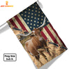 Joycorners Texas Longhorn Pattern America Farming 3D Flag