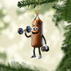 Joycorners A Punching Bag Home Decor Christmas Ornament, Personalized Ornament 2D Flat LM2211