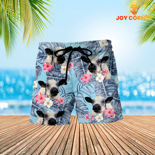 Joy Corners Speakle Park Sierra Blue Pattern 3D Shorts