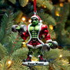 Joycorners Gym Work Out ELF Christmas Ornament, Personalized Ornament, Gymnastics Christmas Gift 2D Flat LM2211