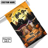 Joycorners Farm Texas Longhorn Halloween Custom Name 3D Flag