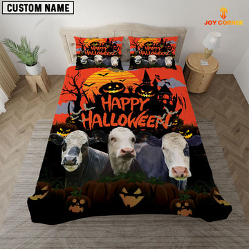 Joy Corners Black Baldy Happiness Happy Halloween Bedding Set