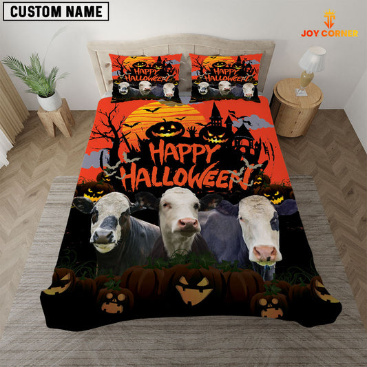 Joy Corners Black Baldy Happiness Happy Halloween Bedding Set