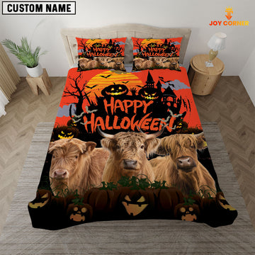 Joy Corners Highland Happiness Happy Halloween Bedding Set
