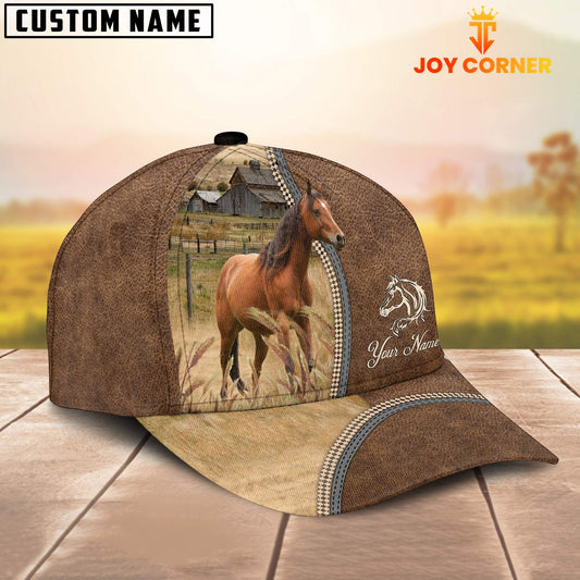 Joycorners Personalized Name Horse Farming Cap