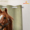 Joycorners Horse Hello Sweet Cheeks 3D Shower Curtain