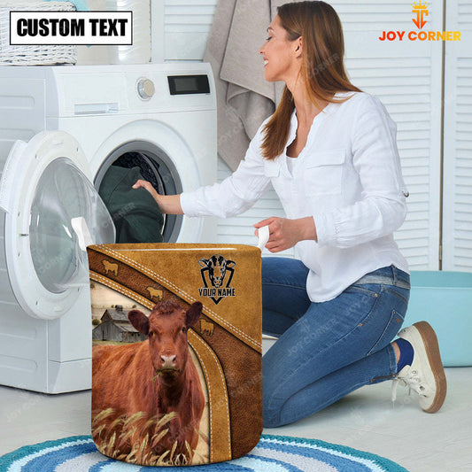 Joycorners Red angus Cattle Brown  Custom Name  Basket