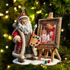 Joycorners Custom Name and Photo Santa Ornament, Christmas Gift for Family 2D Flat LM2111