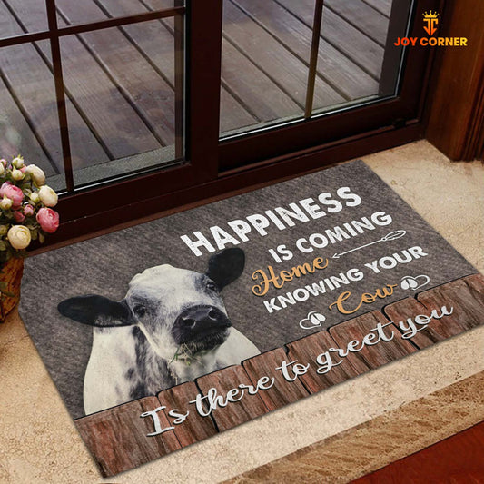 Joycorners Speakle Park Happiness Is Coming Home Knowing Your Cow Doormat