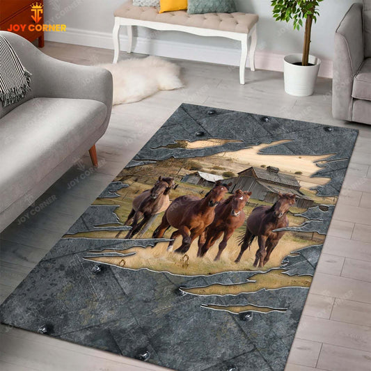 Joycorners Horse Farming Rug