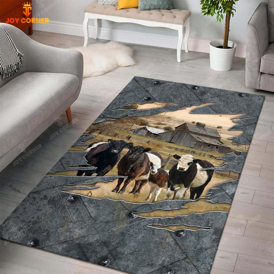 Joycorners Belted Galloway Farming Rug