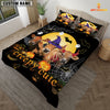 JoyCorners Happiness Jersey Cattle Halloween Pattern Personalized Name 3D Bedding Set