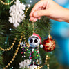 Joycorners Christmas Ghost Home Decor Christmas Ornament, Personalized Ornament 2D Flat LM2211
