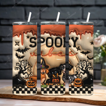 Joycorners Dachshund Halloween 3D Straight Cup