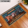 Joycorners Dexter Wipe Your Hooves Custom Name Doormat