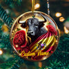 Joycorners Custom Name Spain Ornament, Christmas Gift for Spain Lover 2D Flat LM2211