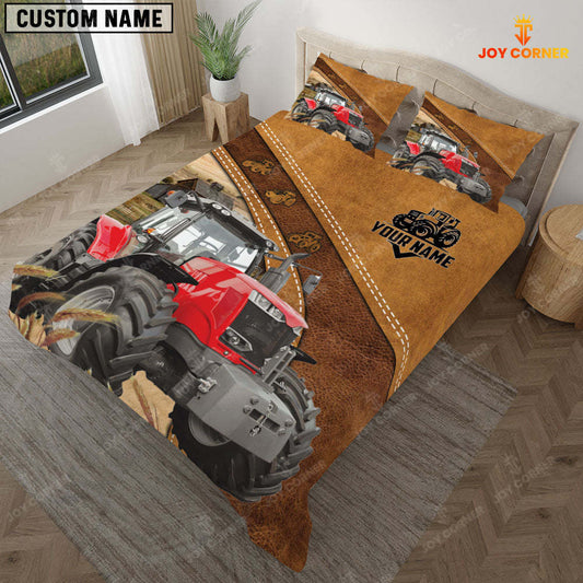 Joycorners Red Tractor Customized Bedding set