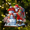 Joycorners Custom Name Japan Santa Ornament, Japan Lover Christmas Gift 2D Flat LM2111